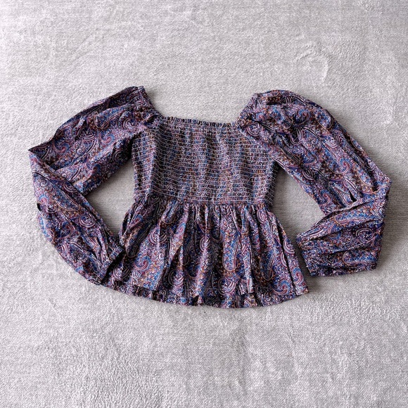 J.Crew Puff-sleeve smocked top in Liberty® Tropical Prince print size S - Picture 10 of 10